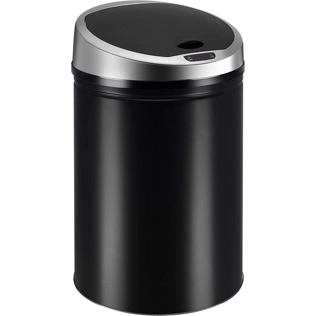 Poubelle Ribelli avec capteur automatique, 50 L, noire