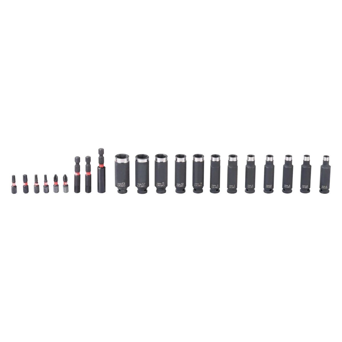 PARKSIDE PERFORMANCE® impact socket and bit set, 21 pieces