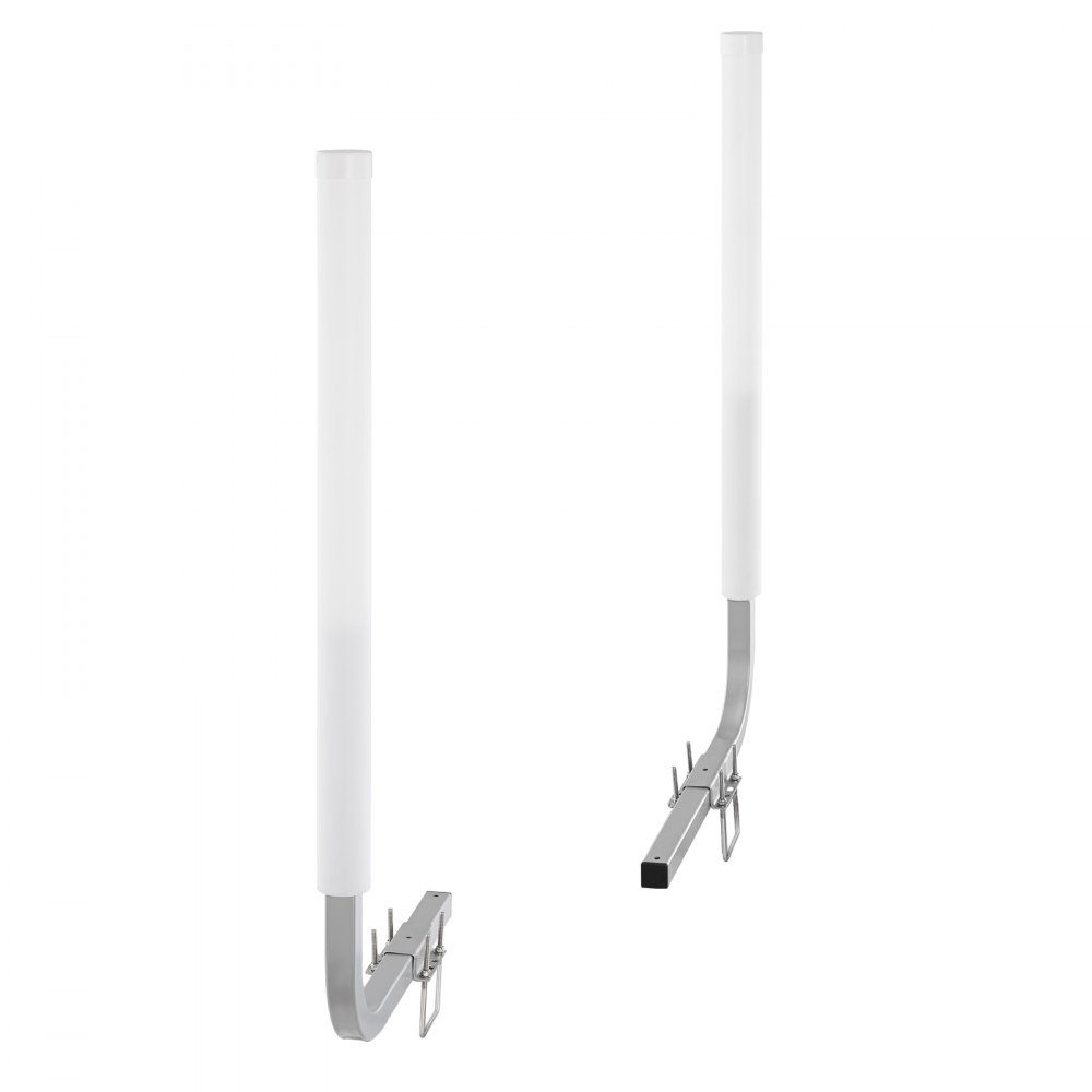 L-förmiger 1,1-m-Anhängerpfahl, Anleitung für Bootsanhänger, Kurbelunterstützung, Bootsführung, 30 cm verstellbare Breite, Bootsanhänger-Führung, Ersatzteile und Zubehör für Skiboot-Angelboot-Segelboot-Anhänger