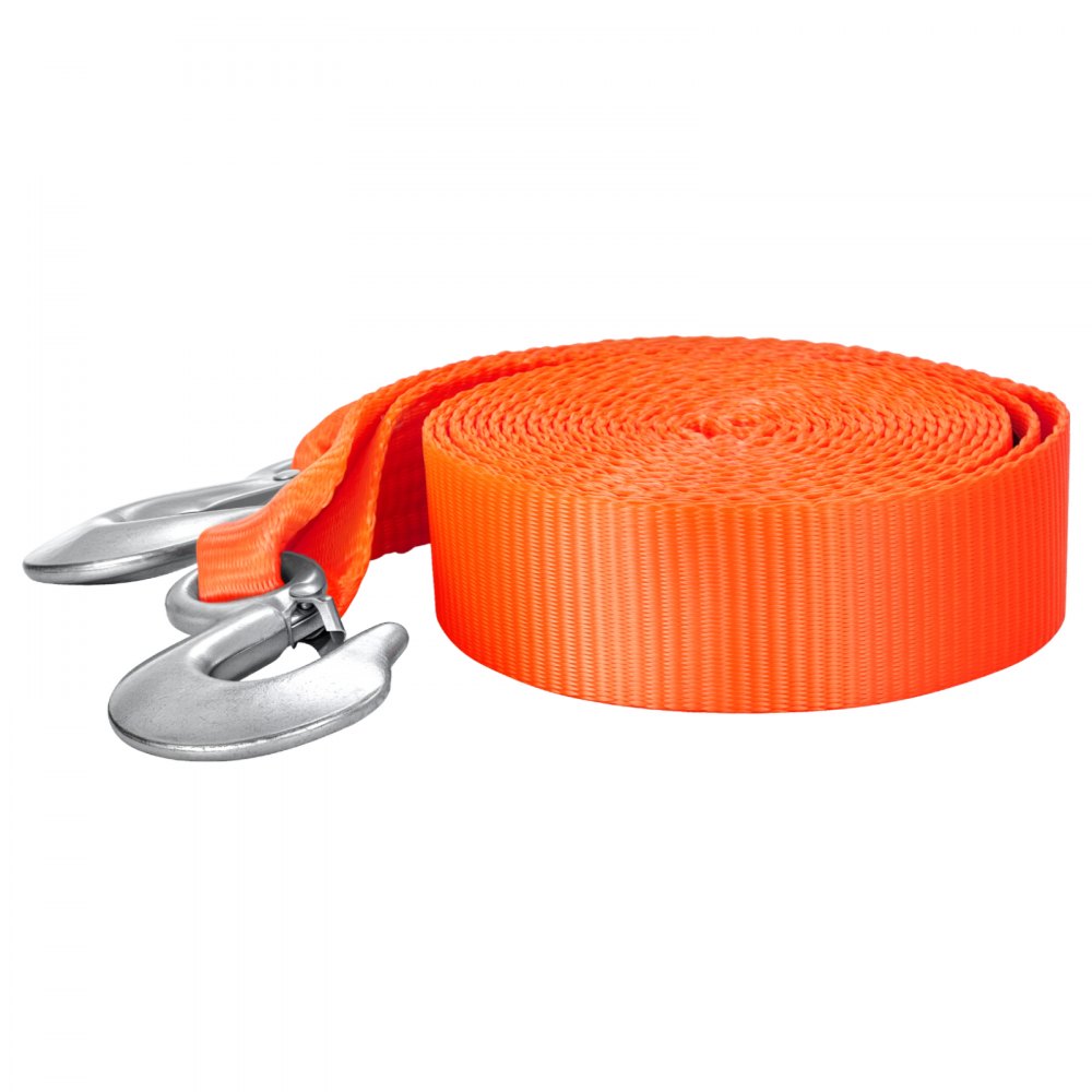 ATV-Abschleppgurt mit Haken, 50,8 mm x 6,1 m Abschleppseil, 7700 kg Bruchfestigkeit, Bergungsseil mit Sicherheitshaken für LKWs und Fahrzeuge, Abschleppzubehör für Pannenhilfe ATV-Abschleppgurt mit Haken, 50,8 mm x 6,1 m Abschleppseil, 7700 kg Bruchfestigkeit, Bergungsseil mit Sicherheitshaken für LKWs und Fahrzeuge, Abschleppzubehör für Pannenhilfe