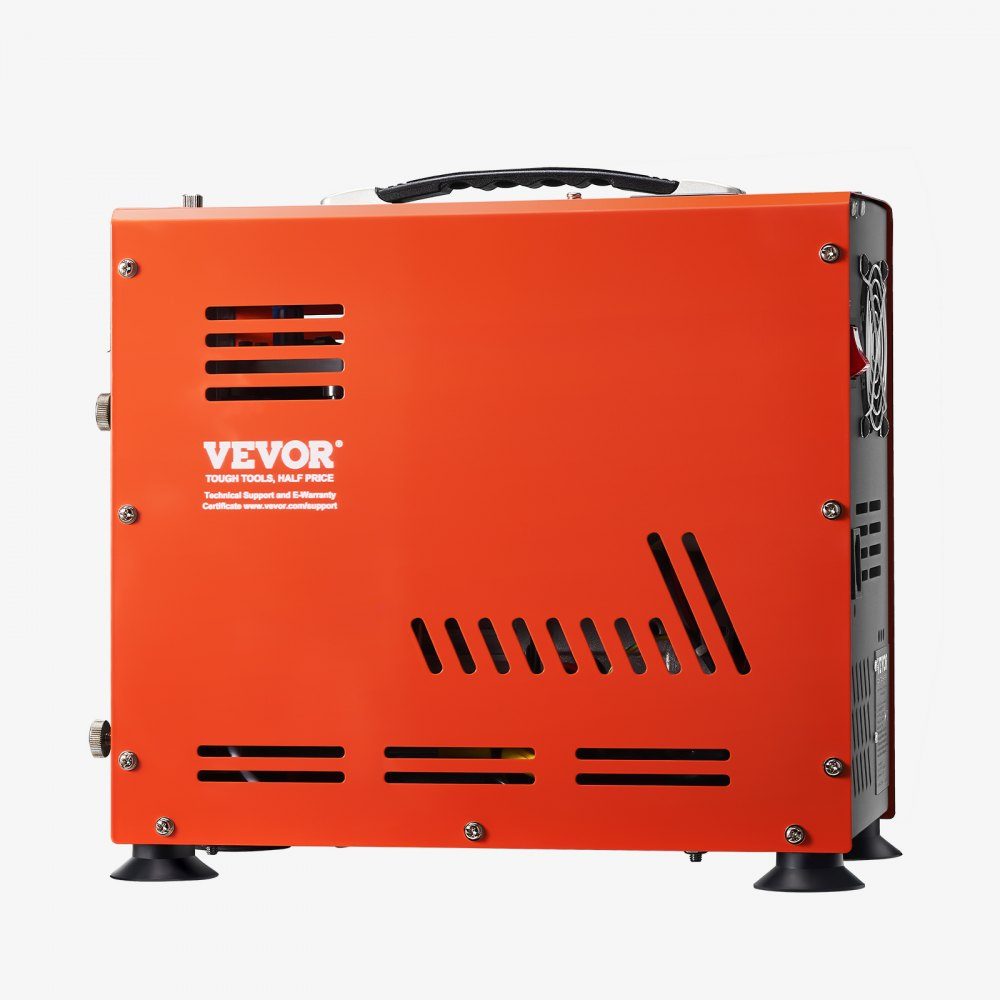 PCP Air Compressor, 800W Double Cylinder PCP Air Rifle Compressor 310bar/30MPa with Built-in Fan Cooling System, Auto Stop | Oil-free paintball tank compressor for air rifle, diving tank