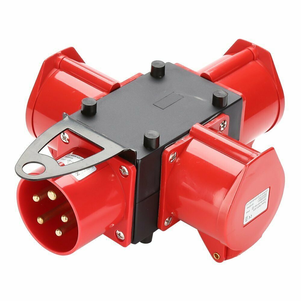 #SALE# Rozdzielacz prądu, rozdzielacz prądu budowlanego, rozdzielacz prądu, adapter CEE, rozdzielacz prądu o dużej wytrzymałości