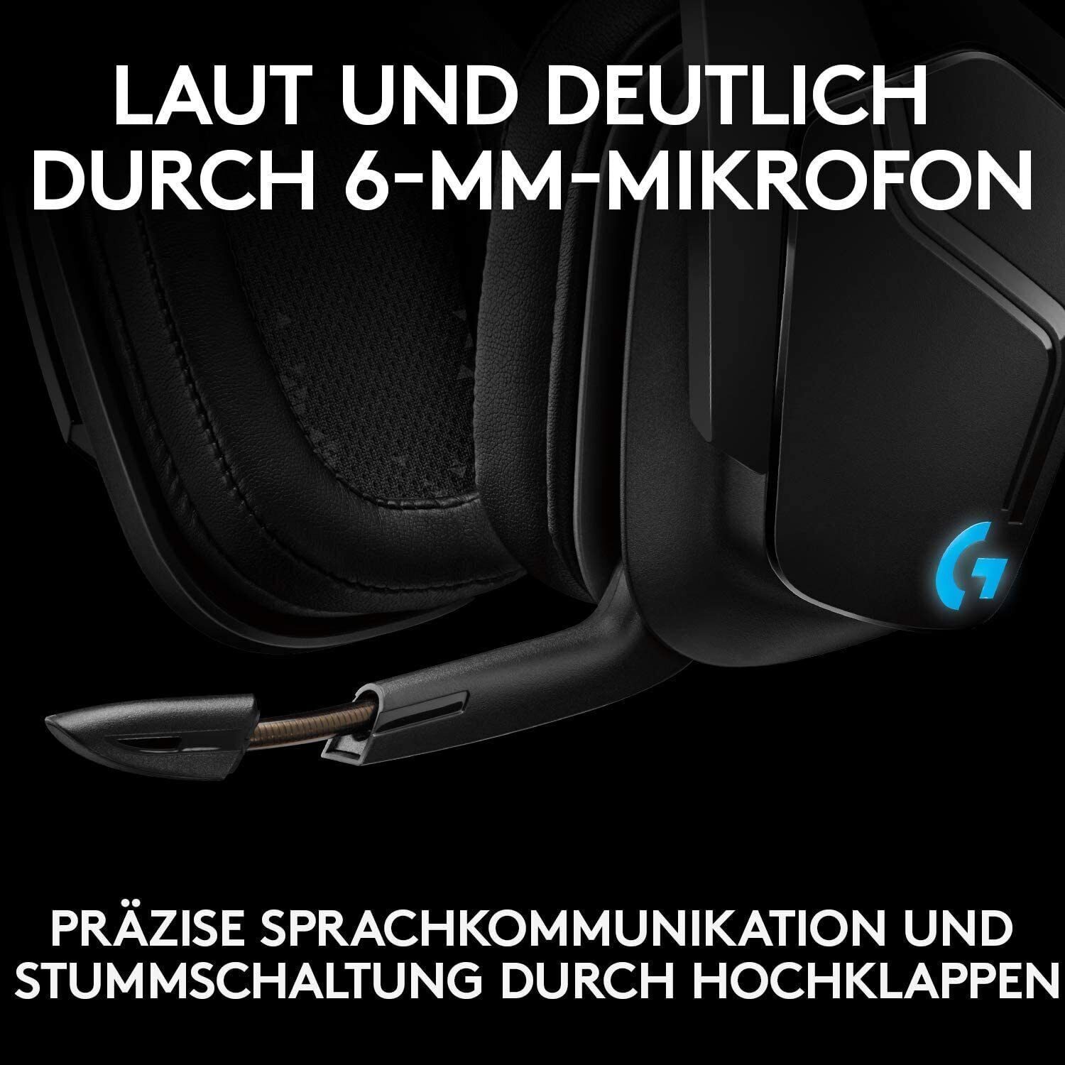 Casque de jeu Logitech G935 LIGHTSYNC RGB sans fil 7.1 son Surround sans fil