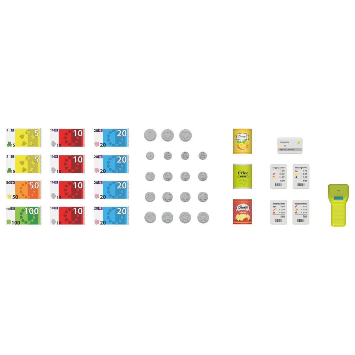 Spielerische Spielzeugkasse / Café-Shop