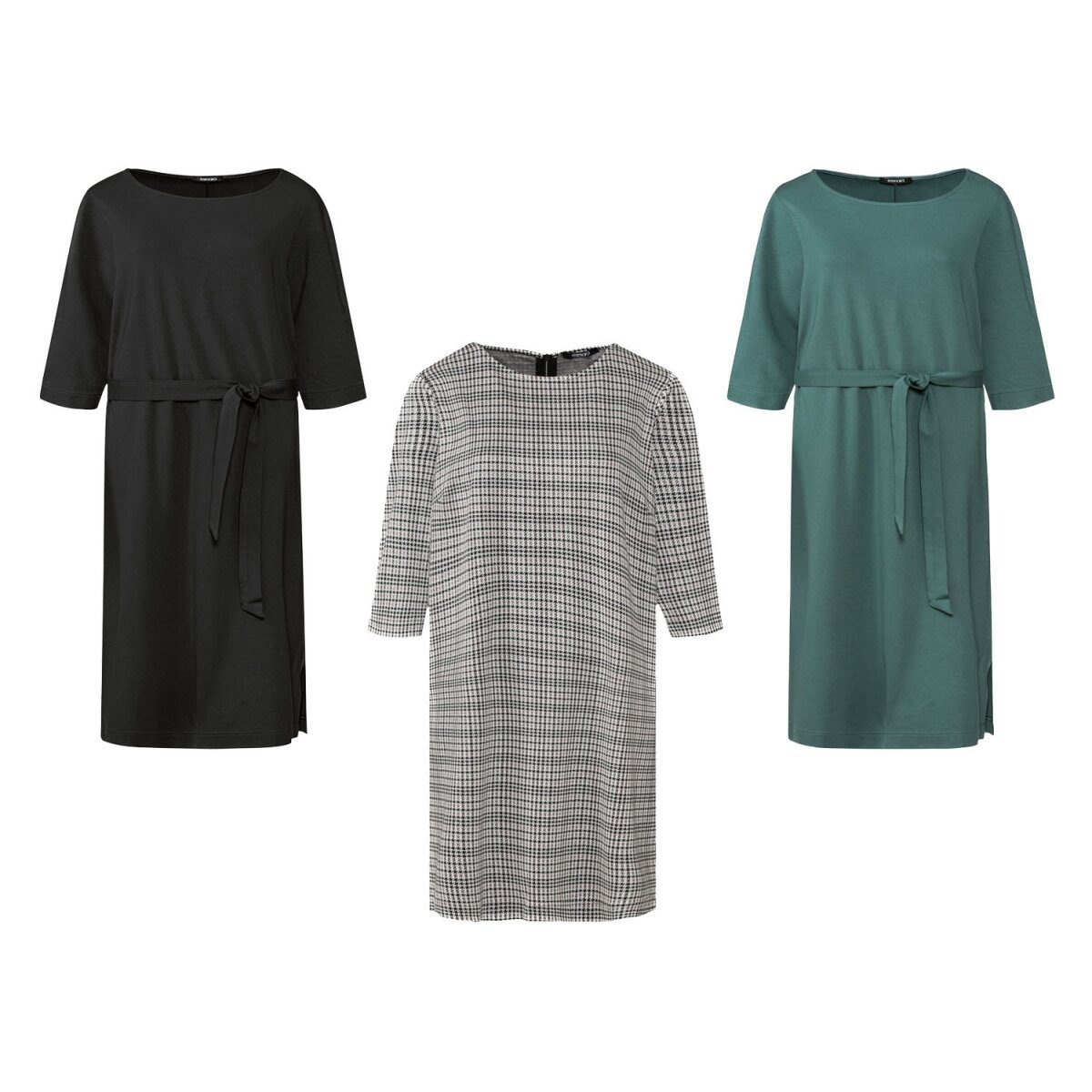 esmara® Damenkleid, mit modischen 3/4 Ärmeln