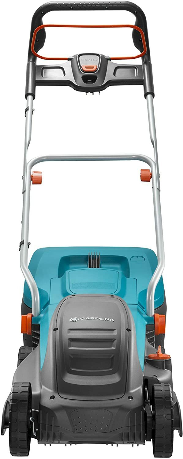 Gardena PowerMax Elektro-Rasenmäher 1400/34: Rasenmäher bis 400 m², 34 cm Schnittbreite, 40 l Fassungsvermögen, ErgoTec Plus-Griff (5034-20)
