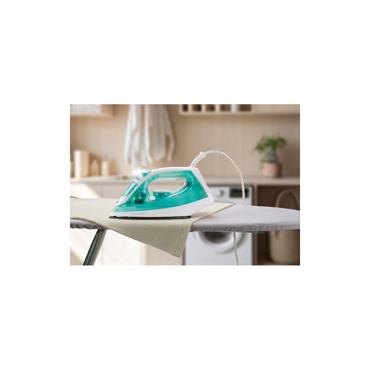 SILVERCREST® stoomstrijkijzer, wit/mint goed