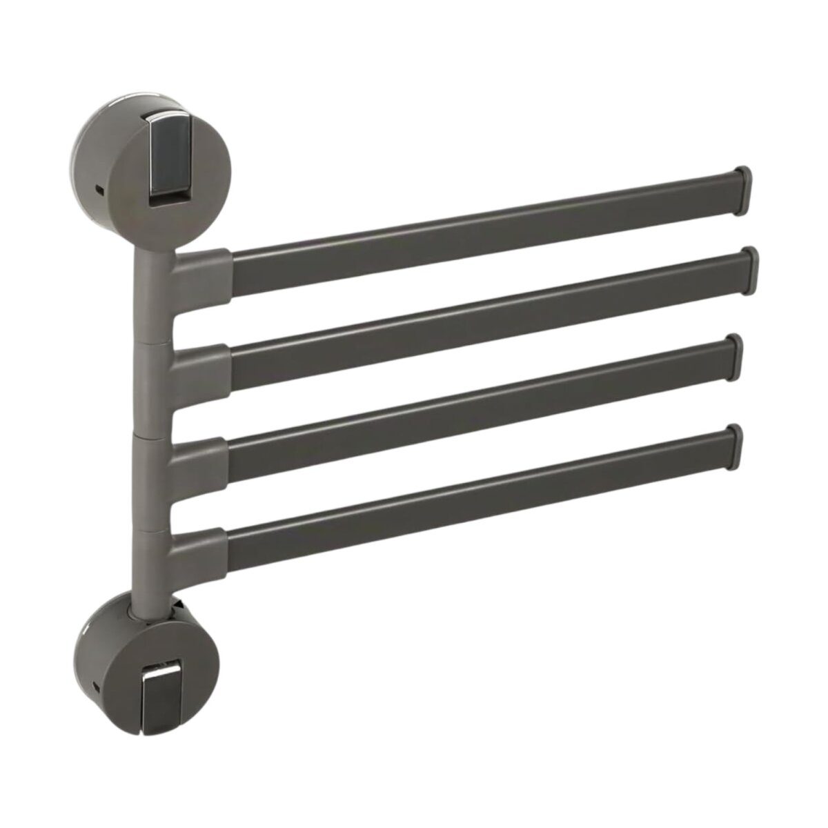 Ribelli bath towel holder stainless steel, 4-arm swivel arm, anthracite