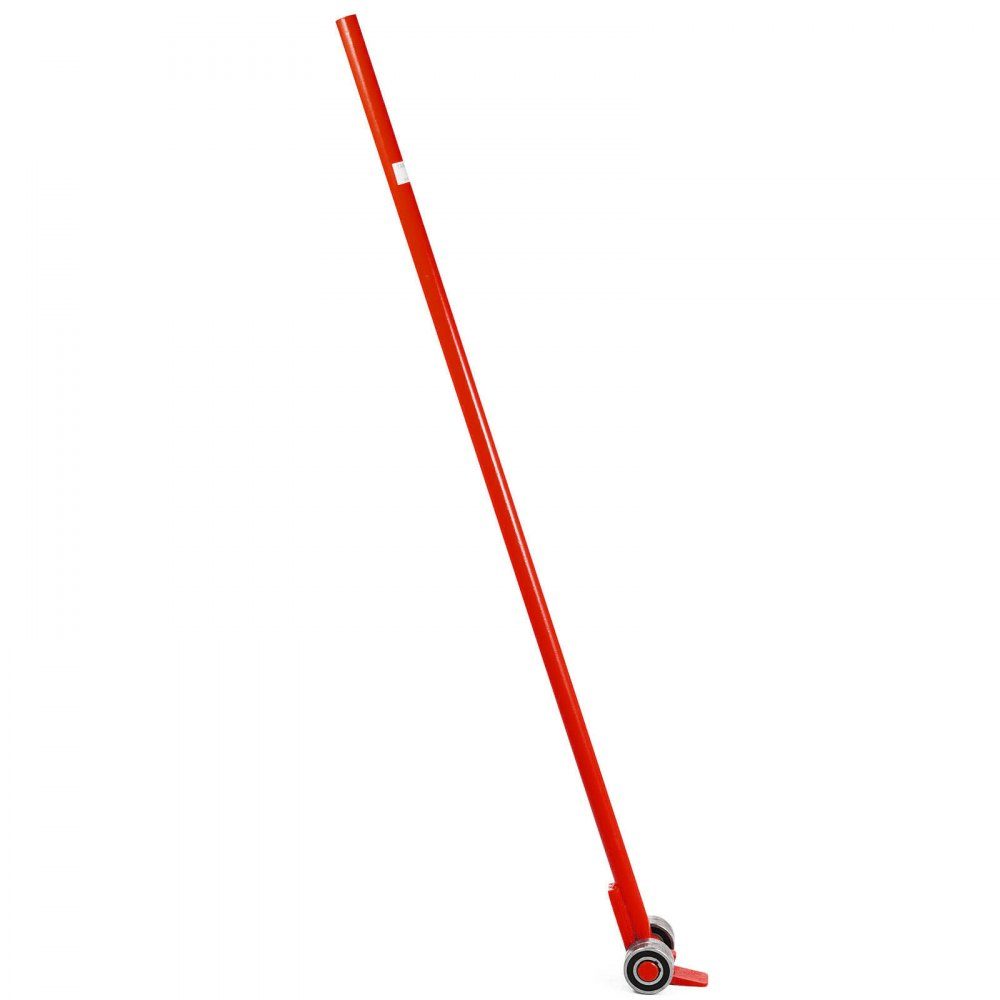 Pry bar with rollers 150cm handle length Pry bar wheels Max. load capacity up to 3 tons Lifting tool made of carbon steel Lifting aid Ideal for metallurgy Automotive engineering Mechanical engineering
