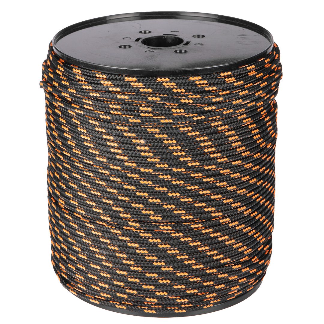 Braided polypropylene rope