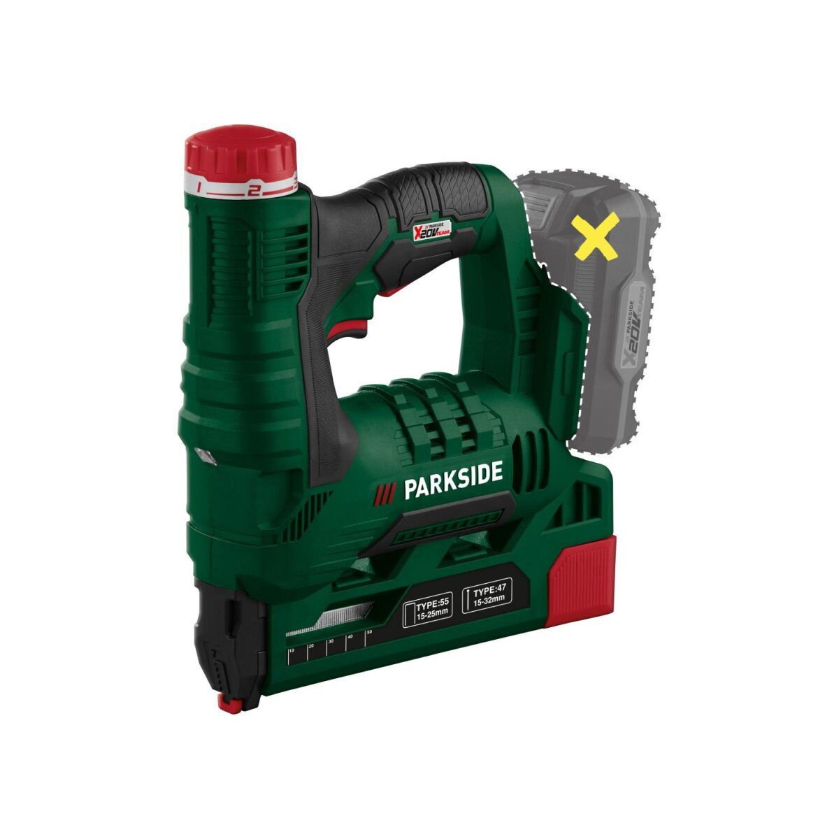PARKSIDE® 20 V Akku-Tacker »PAT 20-Li A1«, ohne Akku und Ladegerät