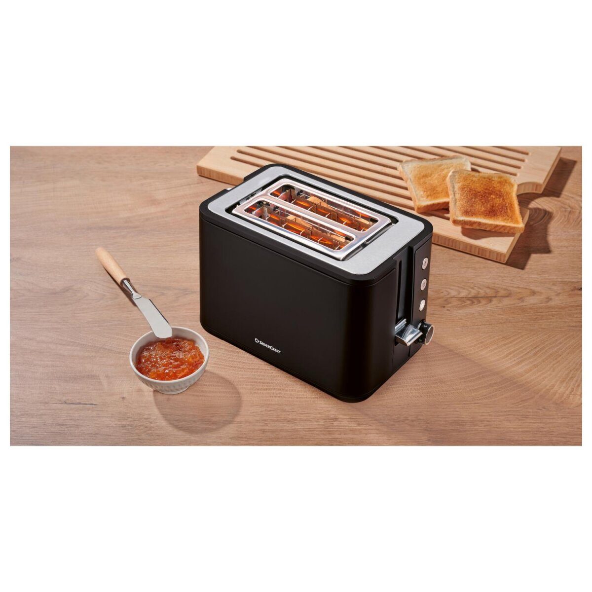 SILVERCREST® toaster STEC 1050 B1, black