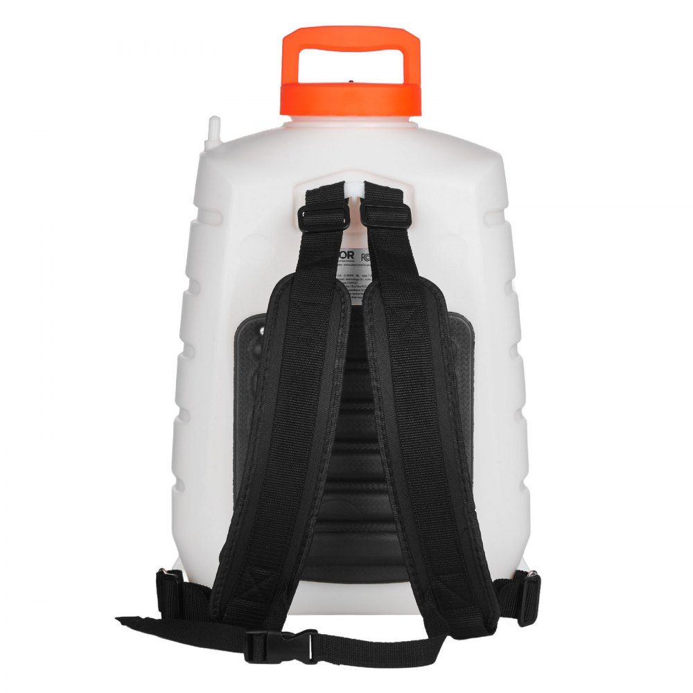 Accudruksproeier 15L rugzaksproeier 8Ah lithium-ion accudruksproeier 90PSI kunstmestsproeier 4,1L/min tuinsproeier met schouderbanden plantensproeier tuinbesproeiing desinfectie wasstraat