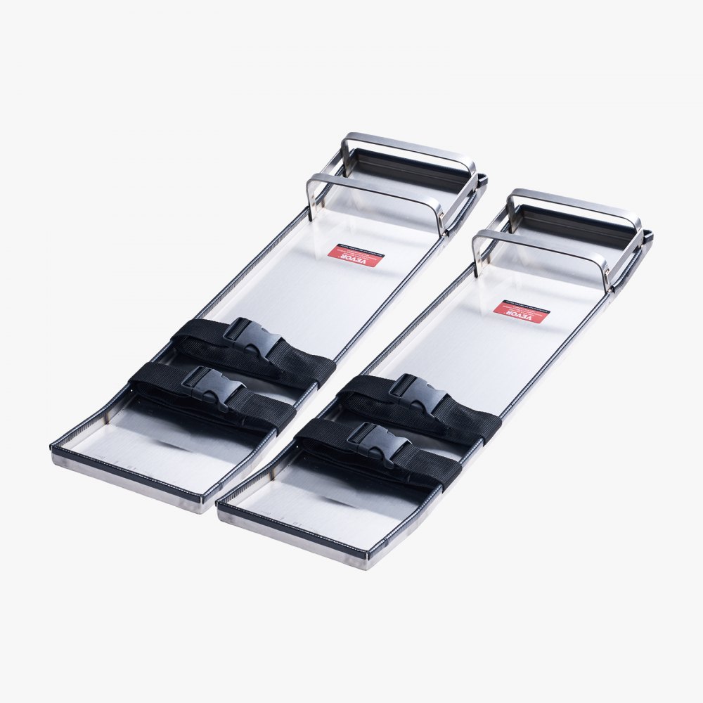 Genouillères en béton en acier inoxydable, patins en béton 697 x 205 mm, genouillères pour béton, genouillères en béton, paire de patins mobiles, avec sangles pour planches pour finition du ciment et du béton Genouillères en béton en acier inoxydable, patins en béton 697 x 205 mm, genouillères pour béton, genouillères en béton, paire de patins mobiles, avec sangles pour planches pour finition du ciment et du béton