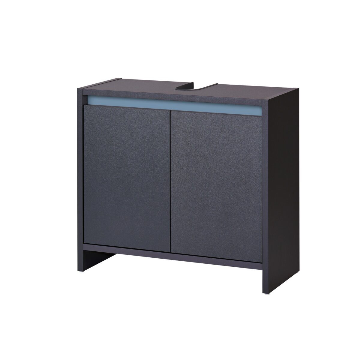 LIVARNO home “Oslo” washbasin cabinet with 2 doors, anthracite