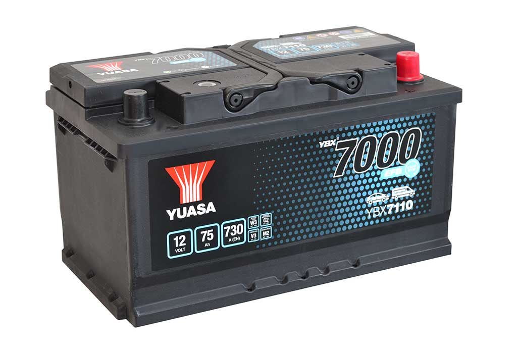 Yuasa Ybx7110 Efb 75ah 730a
