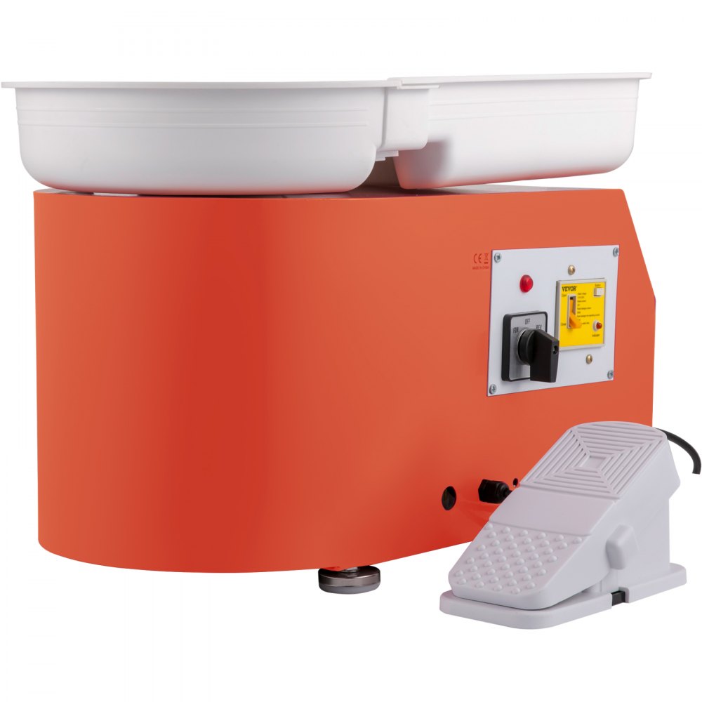 350W 220V Keramische wielmachine Aardewerk wiel Elektrische draaitafel 60dB Aardewerk wielmachine Max. 300 RPM Draaitafel 28 cm Aluminium DIY Aardewerk Oranje 13,3 kg 350W 220V Keramische wielmachine Aardewerk wiel Elektrische draaitafel 60dB Aardewerk wielmachine Max. 300 RPM Draaitafel 28 cm Aluminium DIY Aardewerk Oranje 13,3 kg
