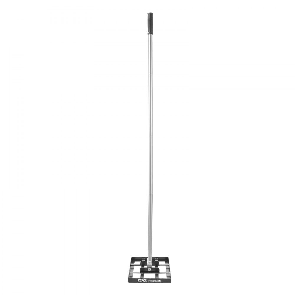 Lawn Squeegee Leveling Rake with 78" Handle, 17" x 10" Base Plate, Rust Resistant Carbon Steel Leveling Rake, 5 Adjustable Heights, Lawn Leveler for Yard and Golf Course