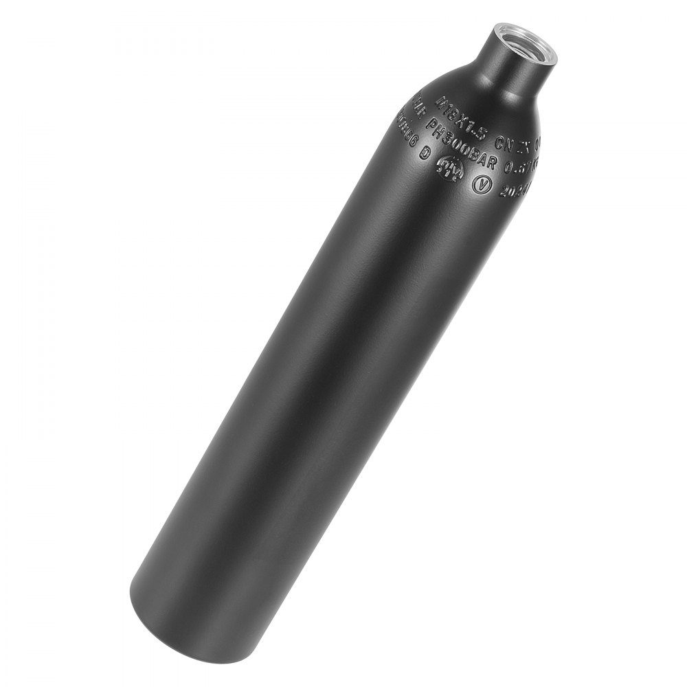 2 Diving Bottles, Portable Diving Bottle (0.5L Each), Diving Oxygen Bottle with Pump Supports 5-10 Minutes Underwater Breathing, 30m Diving Depth, Refillable Snorkel Air Tank