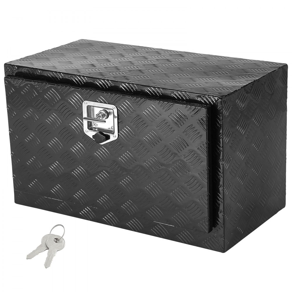 Truckbox Tool Box, Underbody Trailer Box, Tool Box 760x432x457mm Pickup Storage Box, Aluminum Alloy, 30kg Heavy Duty Tool Box, Lockable Storage Box Truckbox Tool Box, Underbody Trailer Box, Tool Box 760x432x457mm Pickup Storage Box, Aluminum Alloy, 30kg Heavy Duty Tool Box, Lockable Storage Box