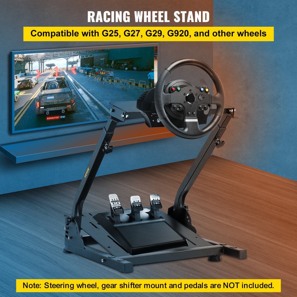 G920/G29 Racing Wheel Stand geeignet für G27/G25 Gaming Wheel Stand geeignet für Radpedale NICHT im Lieferumfang enthalten Schalthebelhalter NICHT im Lieferumfang enthalten