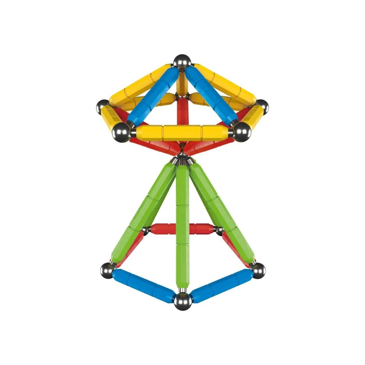 Kit magnétique ludique, nombreuses variantes de construction (coloré)