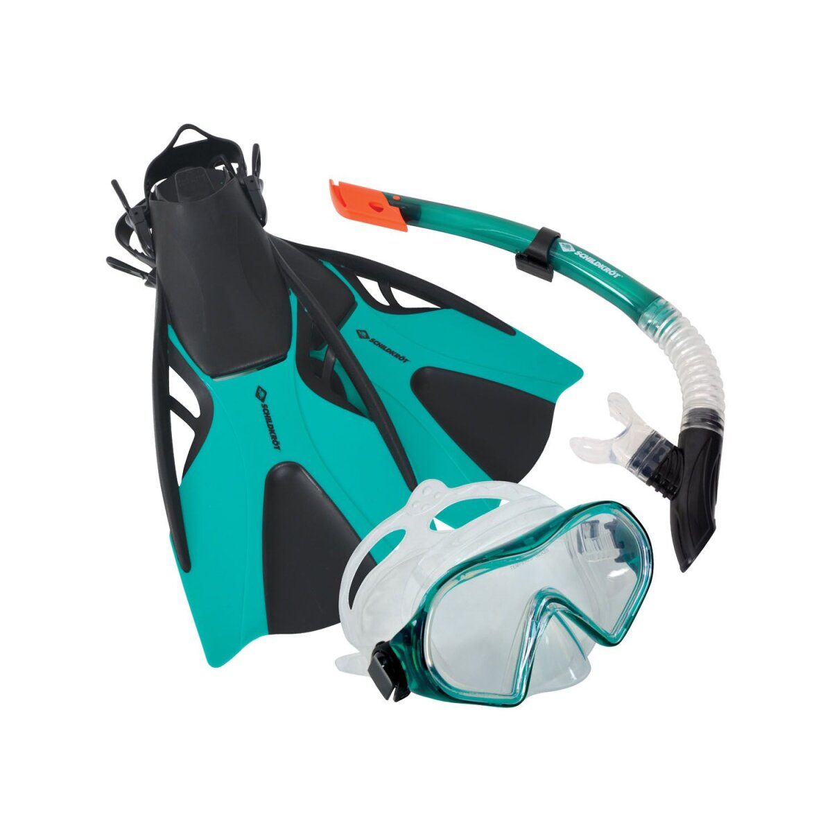 Schildkröt set de tuba CAYMAN turquoise - 3 pièces, L/XL = 43-47