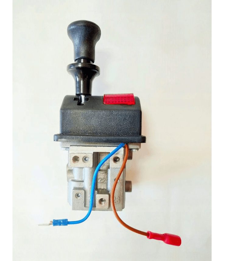 PTO and valve control Joystick for tilting