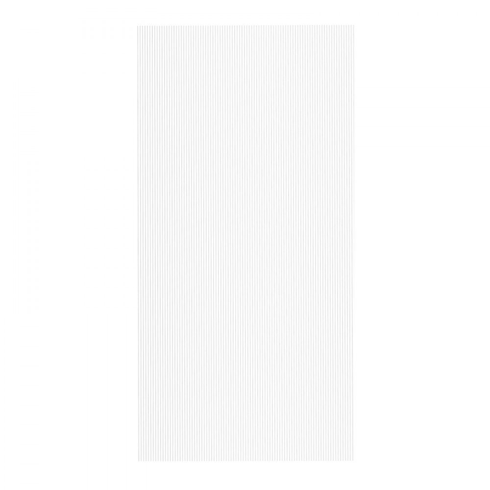 Set van 14 polycarbonaat kaspanelen, 1210 x 605 x 8 mm meerwandige panelen, waterdichte UV-beschermde gegolfde holle kamerpanelen, slagvaste transparante dakpanelen voor kas/tuin