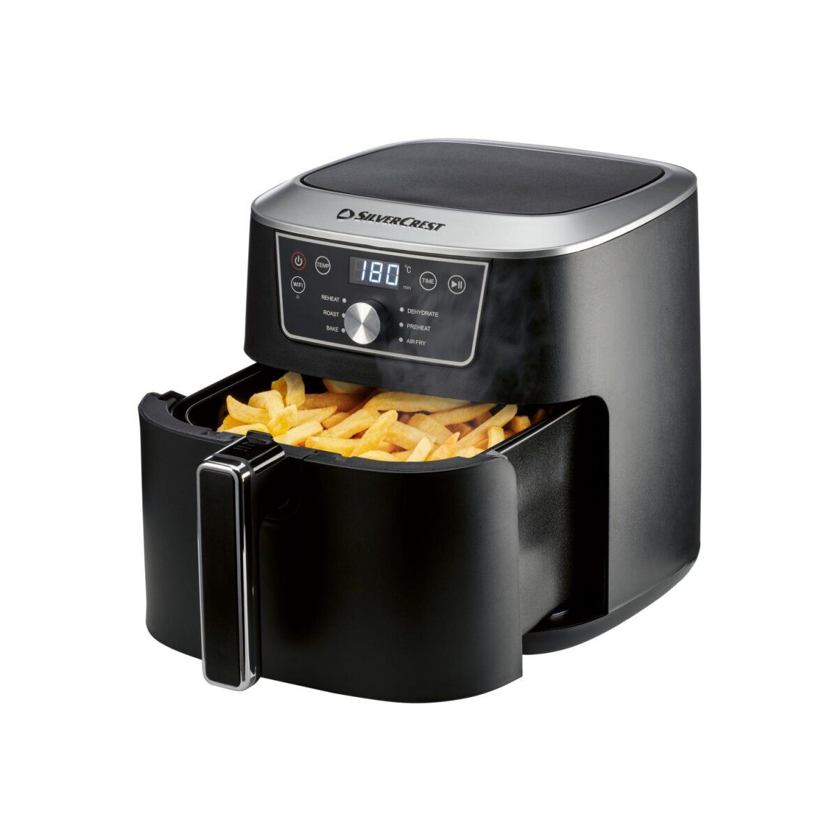 Friteuse à air chaud premium SILVERCREST® »6,7L SHFS 2150 B1« avec fonction de cuisson intelligente