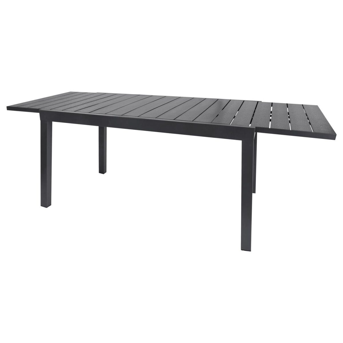 LIVARNO HOME table de jardin en aluminium « Miami », extensible, anthracite bon