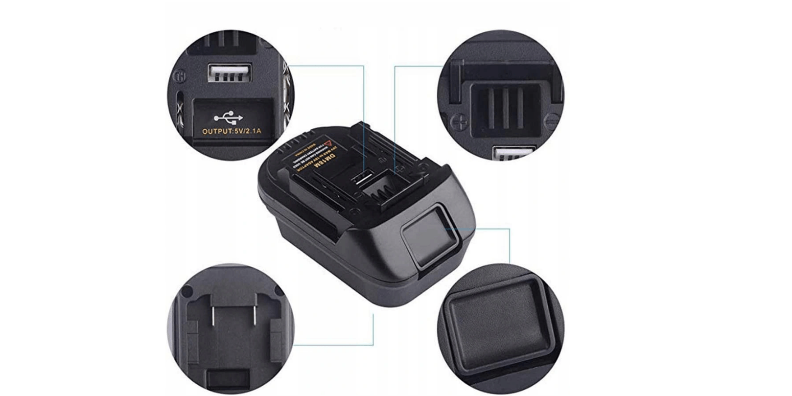 #NOWOŚĆ# Adapter akumulatorów Milwaukee 18V / Dewalt 20V do urządzeń Makita 18V #NOWOŚĆ# Adapter akumulatorów Milwaukee 18V / Dewalt 20V do urządzeń Makita 18V
