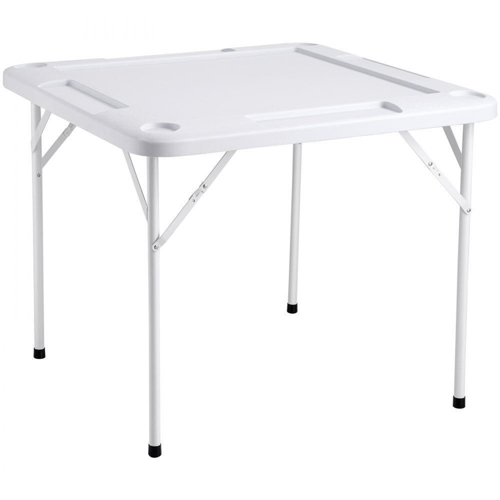 Mahjongtafel, dominotafel, opvouwbare kaarttafel voor 4 spelers met 4 bekerhouders en 4 chipcompartimenten, draagbare dominospeltafel met 1 set dominostenen voor Mahjong pokerpuzzels Mahjongtafel, dominotafel, opvouwbare kaarttafel voor 4 spelers met 4 bekerhouders en 4 chipcompartimenten, draagbare dominospeltafel met 1 set dominostenen voor Mahjong pokerpuzzels