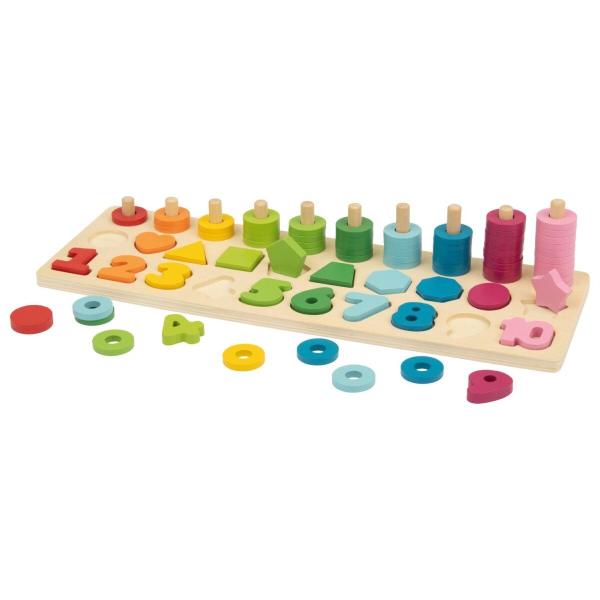 bâtons de comptage en bois lupilu® / labyrinthe magnétique / boulier / jouet arithmétique / jeu de logique
