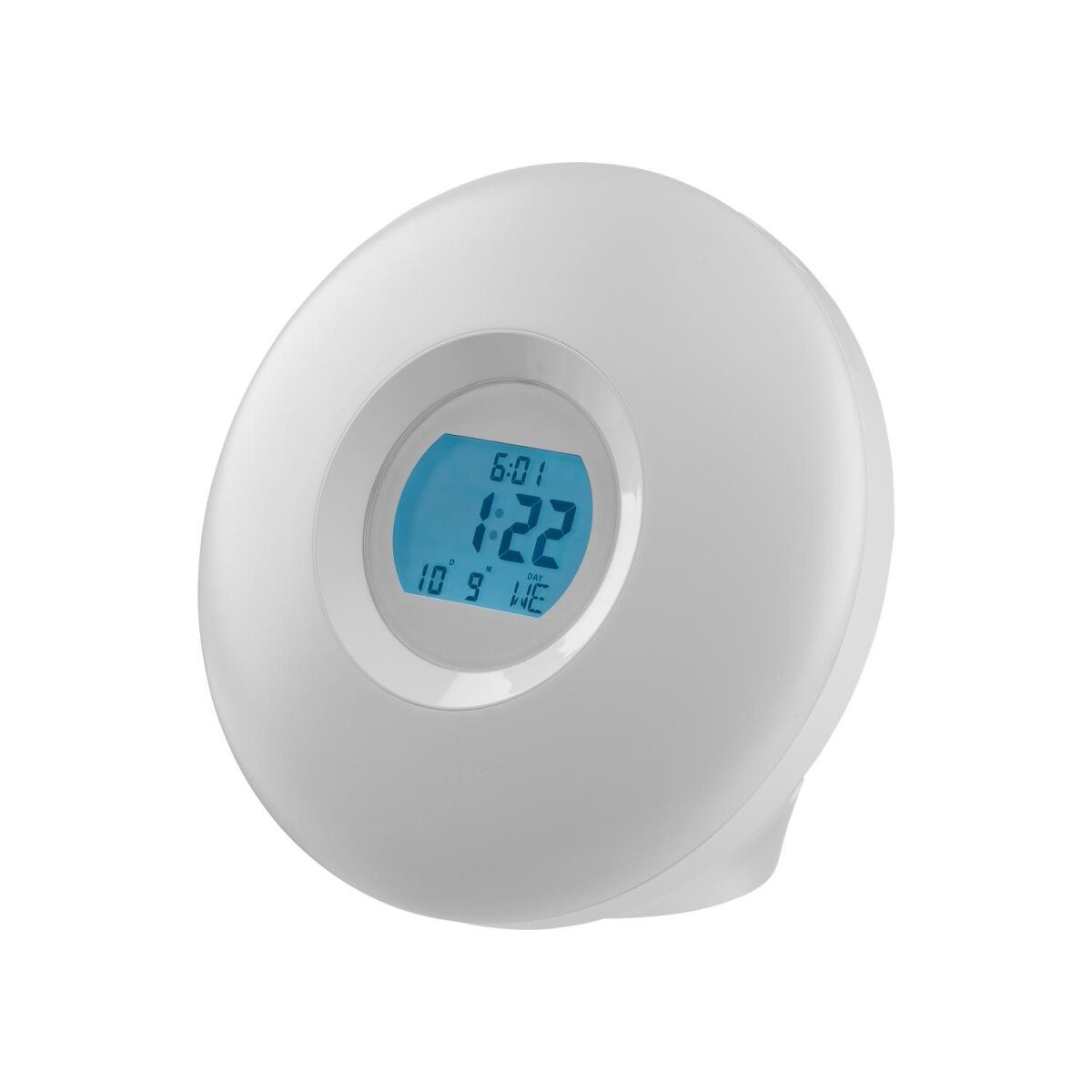 AURIOL® alarm clock with light, white