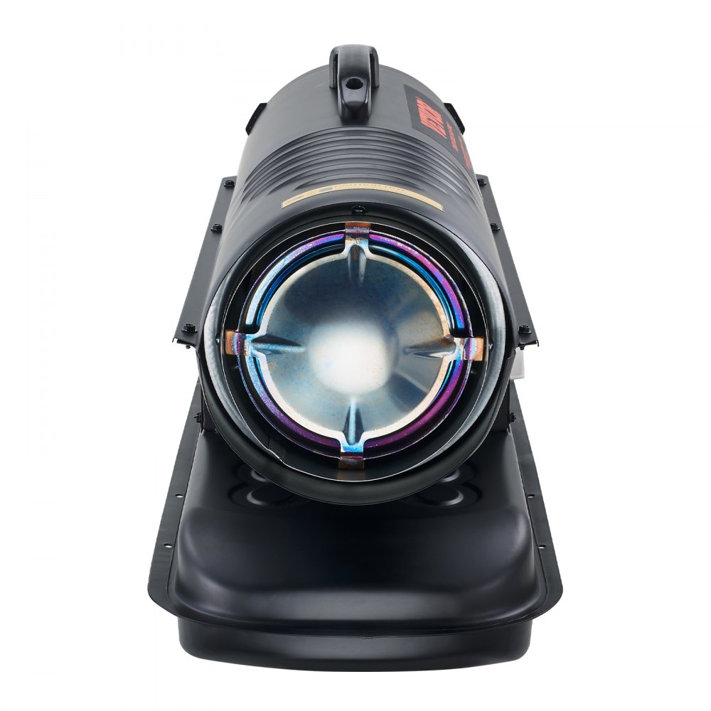 Kerosine/Diesel Heteluchtverwarmer, 70000 BTU Torpedo Ruimteverwarmer, Draagbaar met Thermostaatregeling, 19L Tank, Efficiënte Binnen Buiten Kerosine Verwarming voor Thuis, Bouwplaats, Industrieel, Werkplaatsen, Zwart