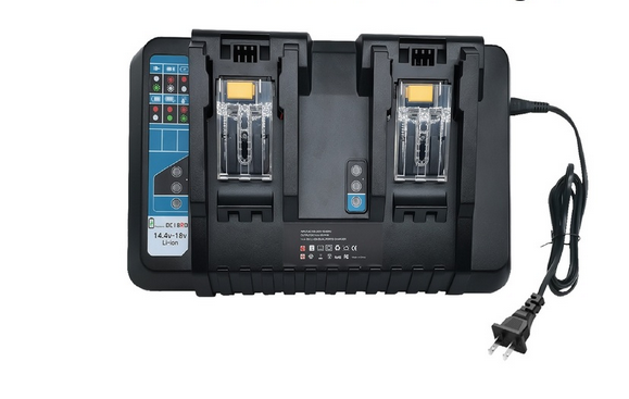 TWIN Charger 9A Dual USB Port Charger for Makita 14.4V 18V Batteries Chargers Compatible with BL1860 BL1415 BL1430 BL1830 BL1840 BL1850 BL1845 DC18RA DC18RC DC18RD BL1880 BL189 TWIN Charger 9A Dual USB Port Charger for Makita 14.4V 18V Batteries Chargers Compatible with BL1860 BL1415 BL1430 BL1830 BL1840 BL1850 BL1845 DC18RA DC18RC DC18RD BL1880 BL189