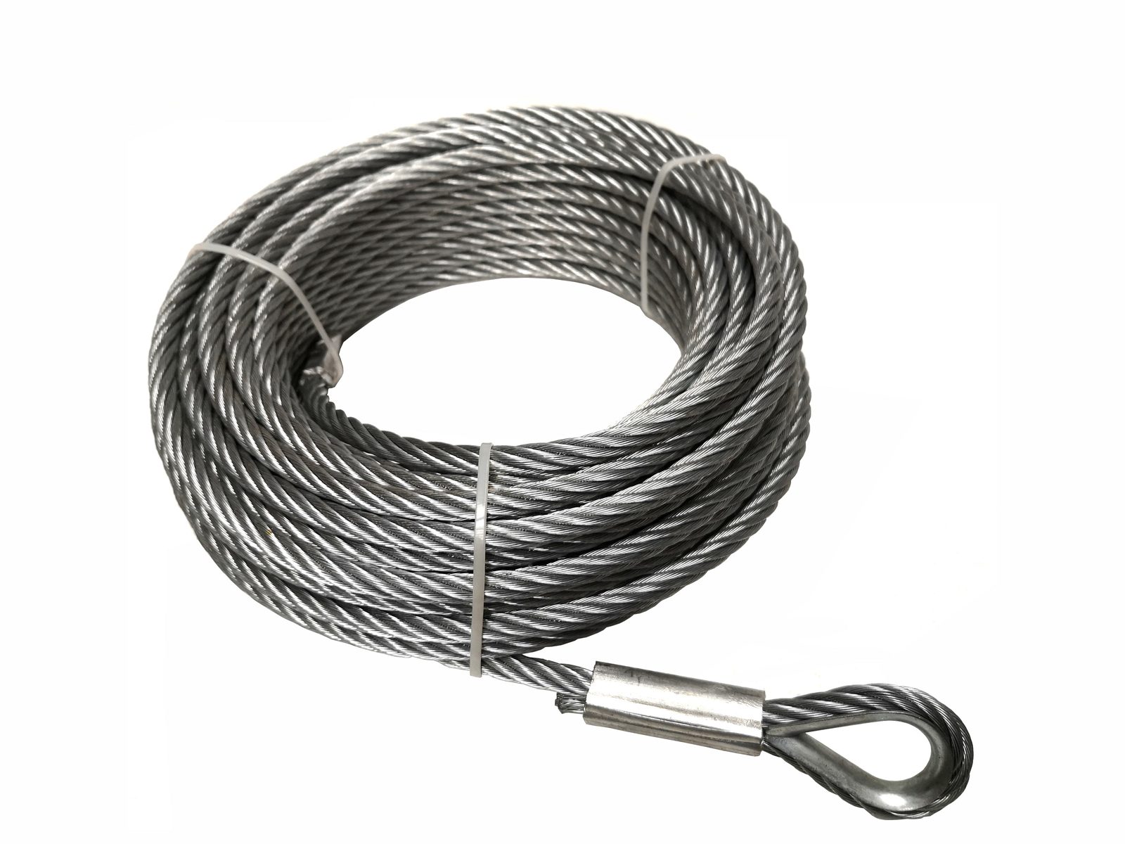 Lina stalowa do wyciągarek, leśnictwa itp. 24 m x 9,5 mm