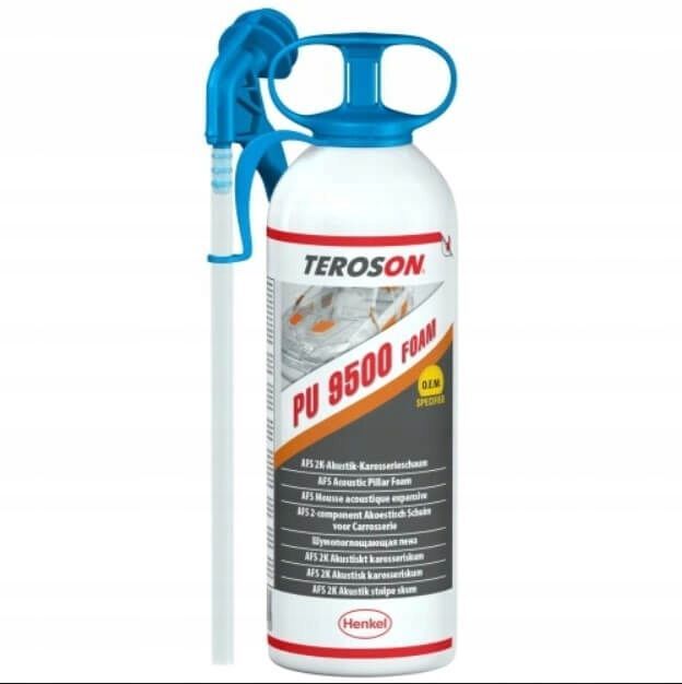 Pianka Teroson PU 9500 400 ml Dwuskładnikowa pianka wygłuszająca karoserię Pianka Teroson PU 9500 400 ml Dwuskładnikowa pianka wygłuszająca karoserię