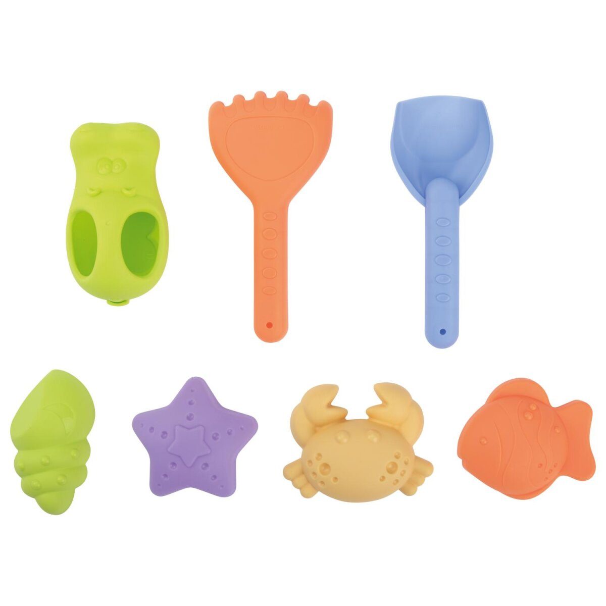 LUPILU® Rollkoffer mit Strandspielzeug (Blau)