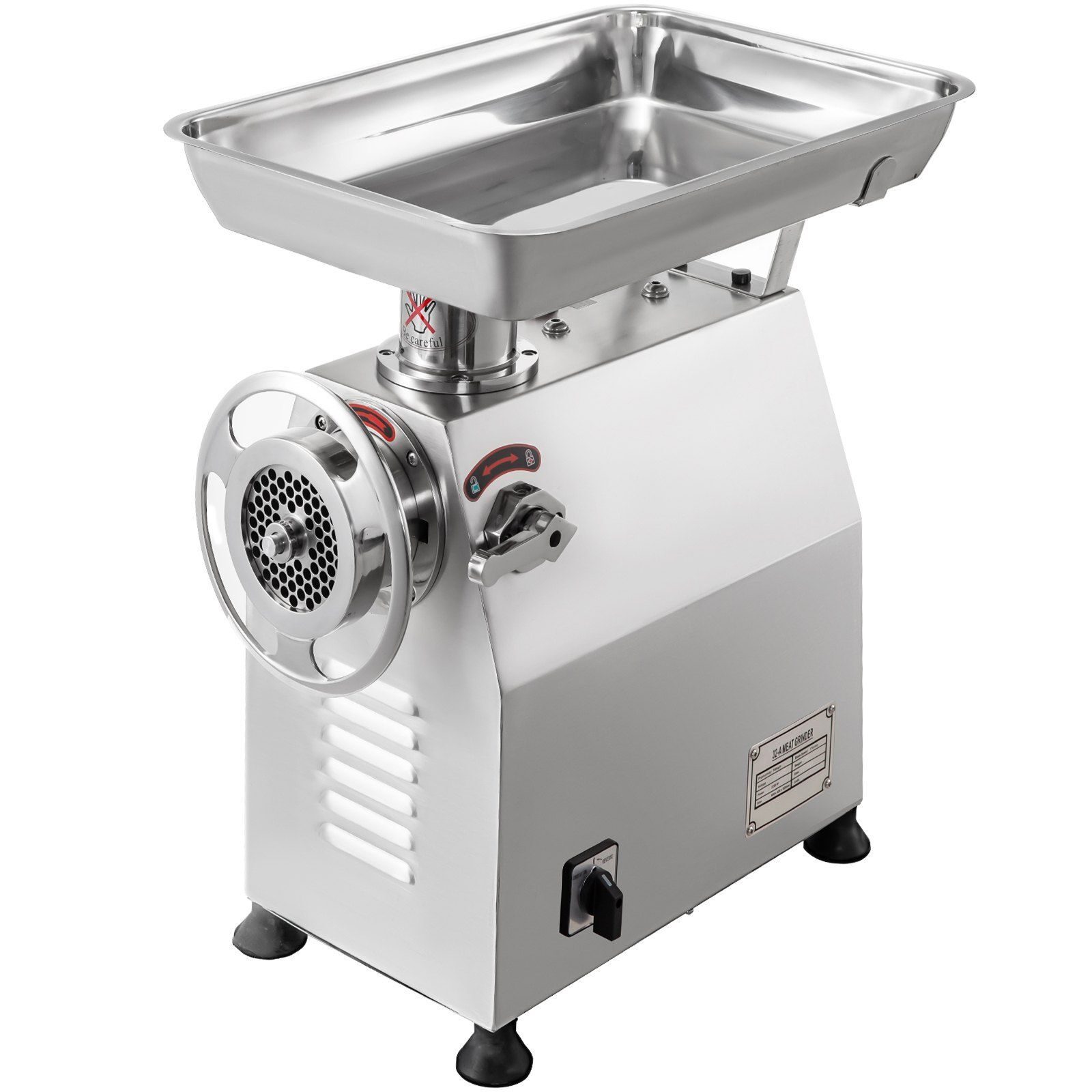 Meat Grinder Electric Minced Meat Machine 350 kg/h Stainless Steel Meat Grinder for Supermarkets Butcher Shop Restaurant