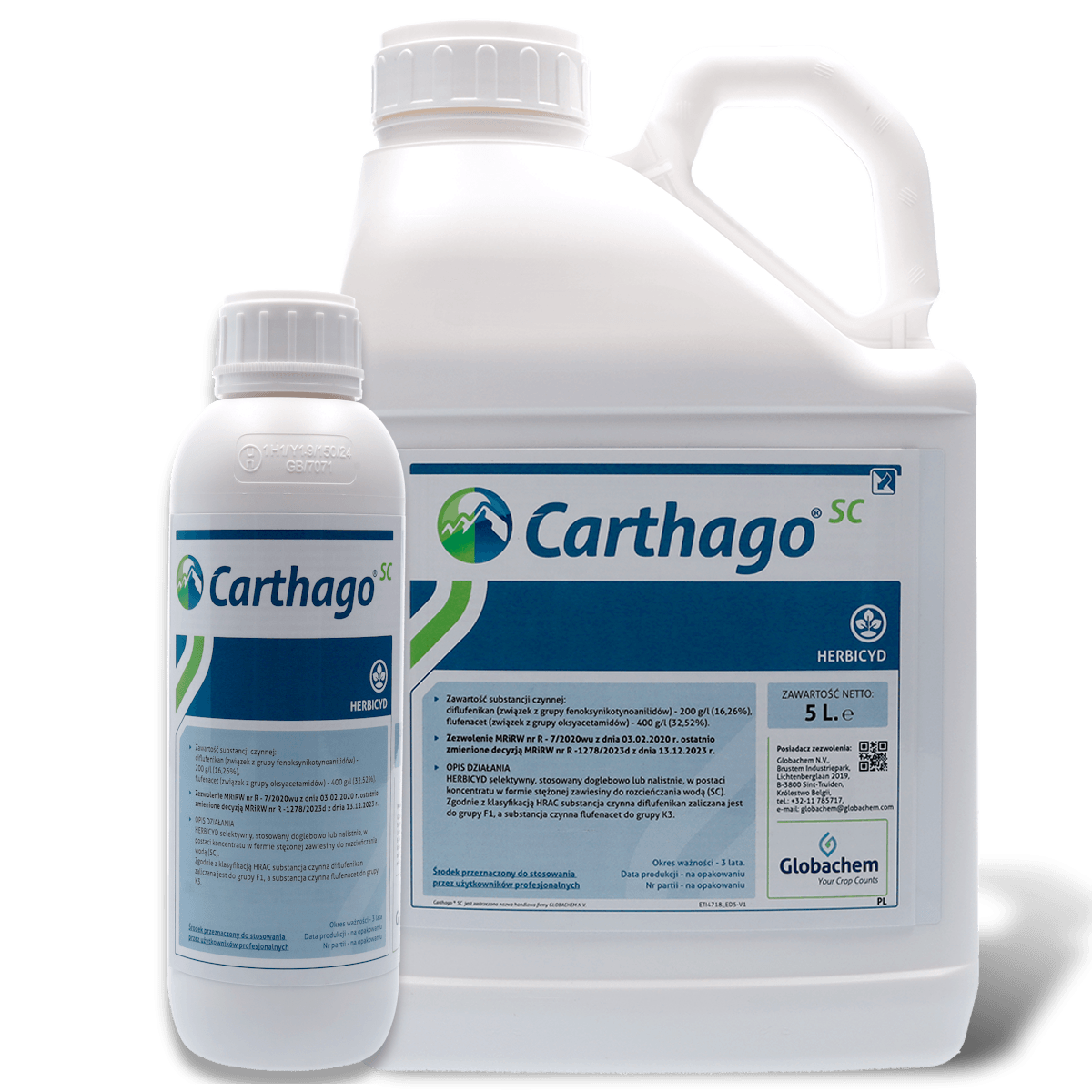 Carthago SC (Diflufenican, Flufenacet) Globachem – herbicyd