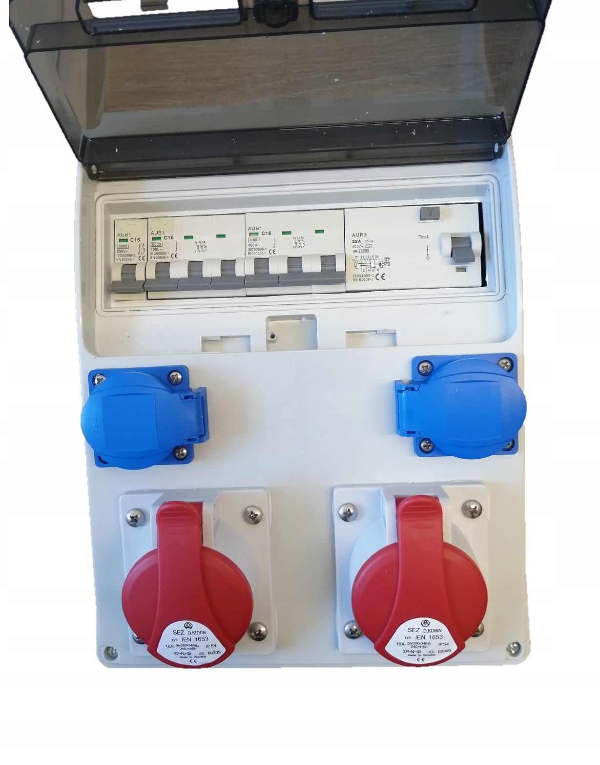 CONSTRUCTION SWITCHGEAR SWITCHGEAR Wall distributor construction site power electrical distribution box construction site mobile 2x 230V 2x 16A