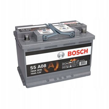 BOSCH S5 70AH 760A SILVER AGM P+ – Nr art. 0 092 S5A 080 S5A – Nr kat. HT-47237