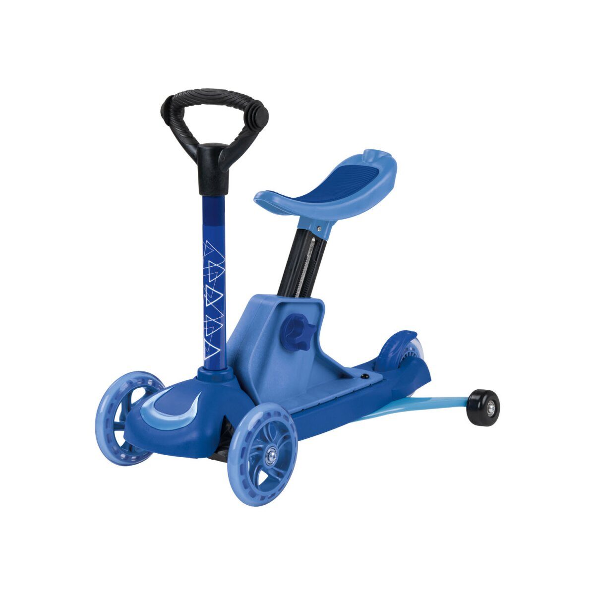 Playtive 4-in-1-Kleinkindroller mit höhenverstellbarem Sattel
