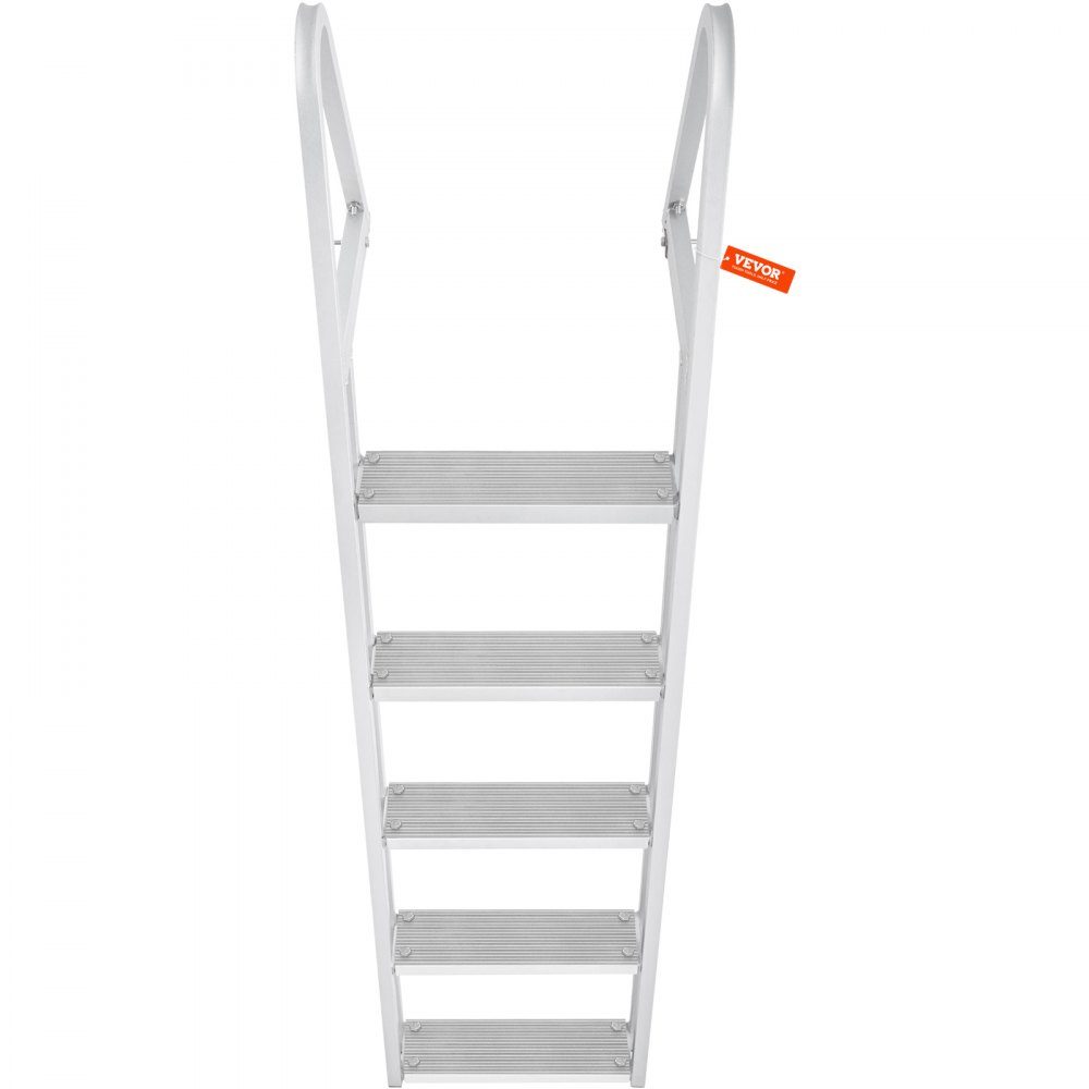 Badeleiter, Bootsleiter, abnehmbar, 5 Stufen, 159kg Tragkraft 610x455x1825mm