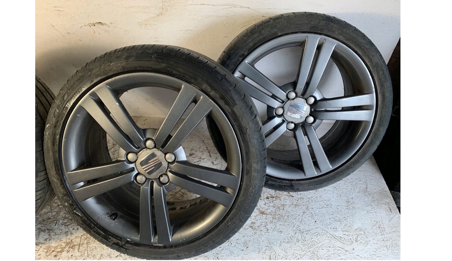 4x Alufelgen Volkswagen Seat Audi Seat OE 7,5" x 18" 5x112 ET 51 Leon 1P0601025D
