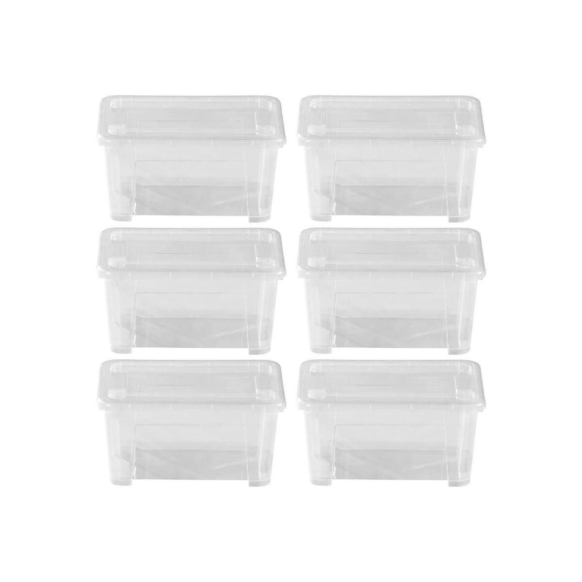 W5 Boxen mit Deckel (6er Set)