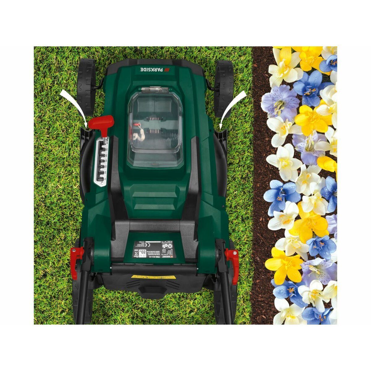 PARKSIDE® 40 V accugrasmaaier “PRMA 40-Li B3”, zonder accu en lader