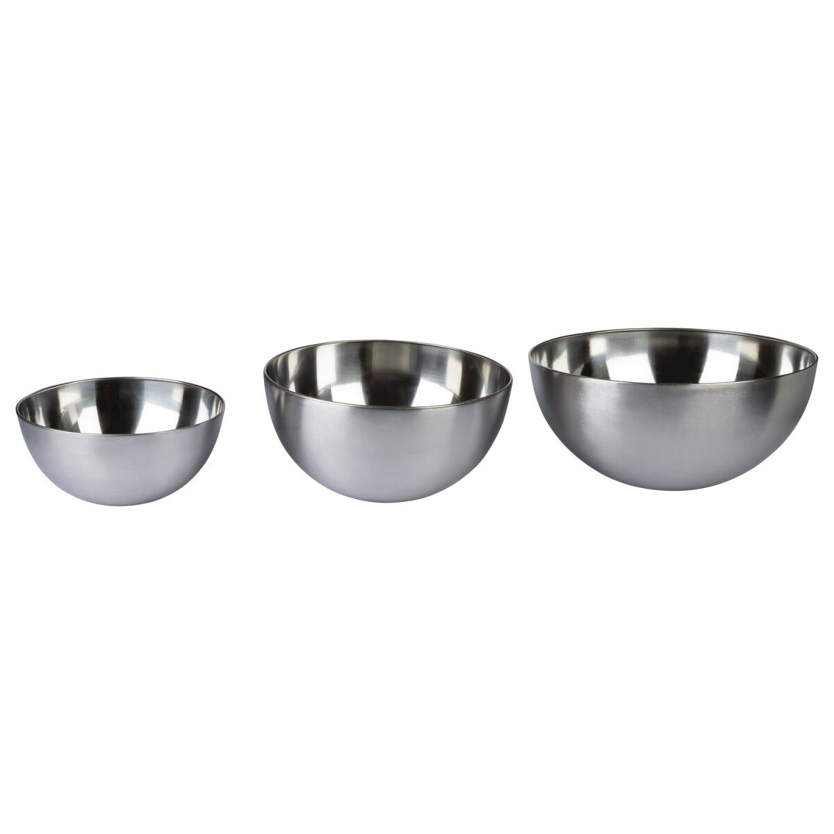 Ensemble de bols ERNESTO® 3 pièces en acier inoxydable, empilable